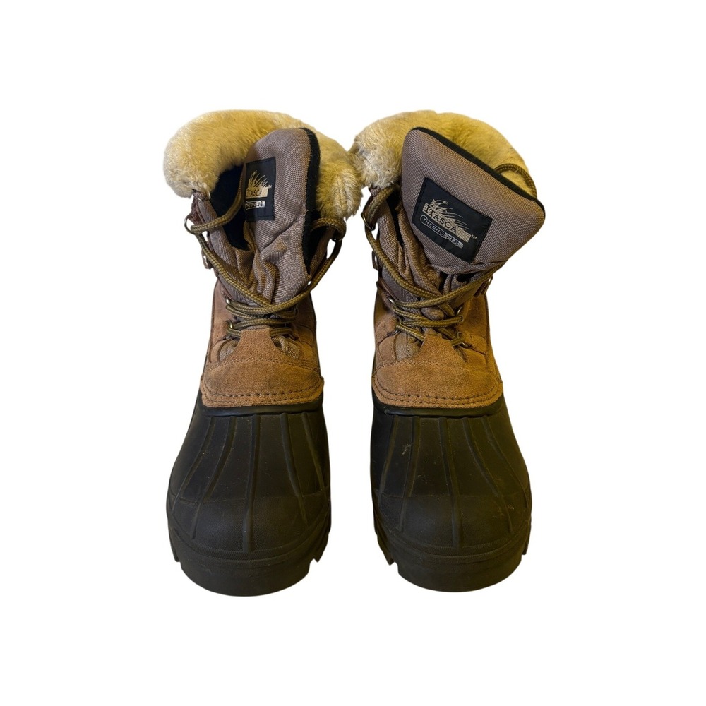 Itasca Cedar Mens Size 8 Brown Leather Insulated Waterproof Snow Duck Boots